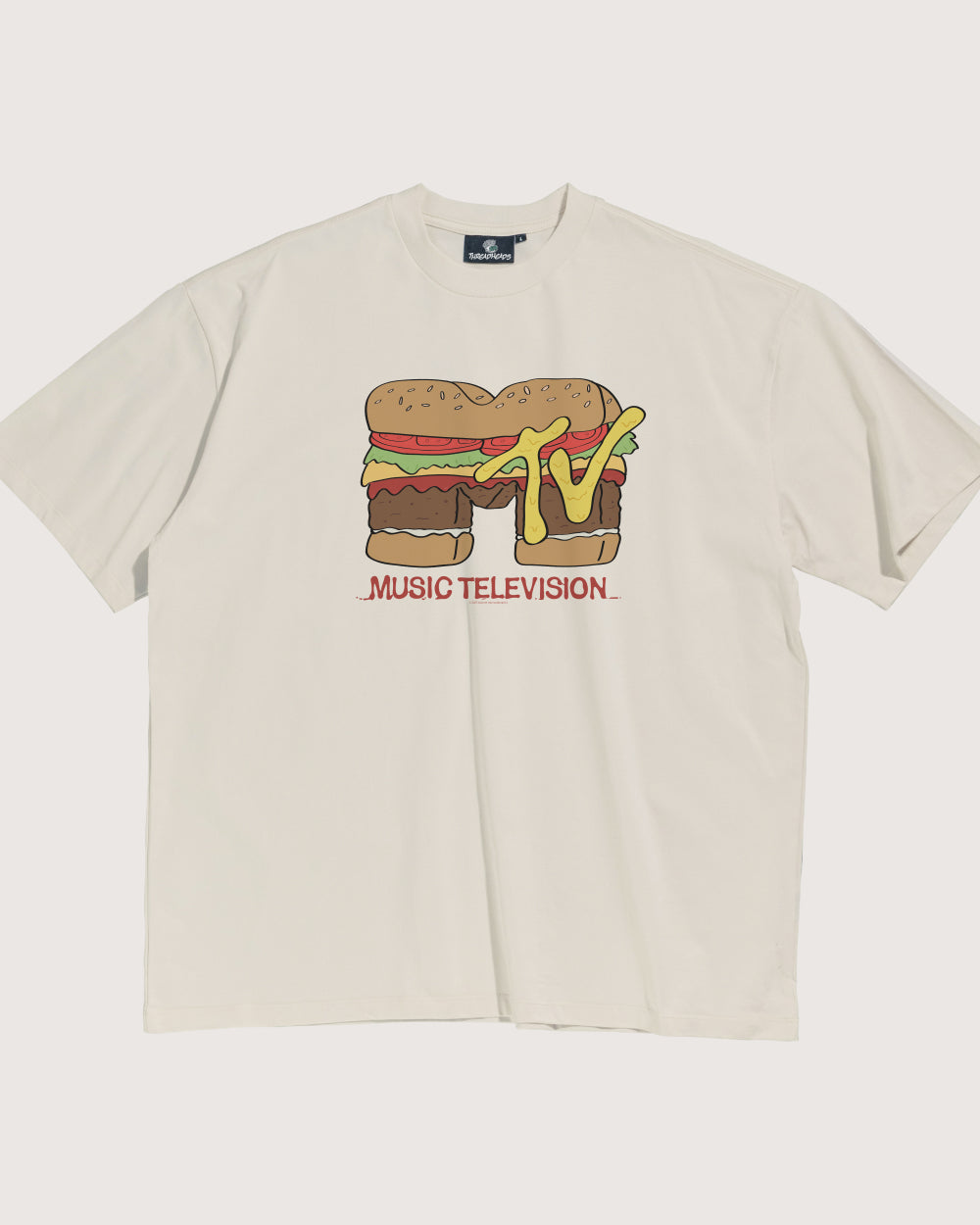 Burger MTV Logo Oversized Tee