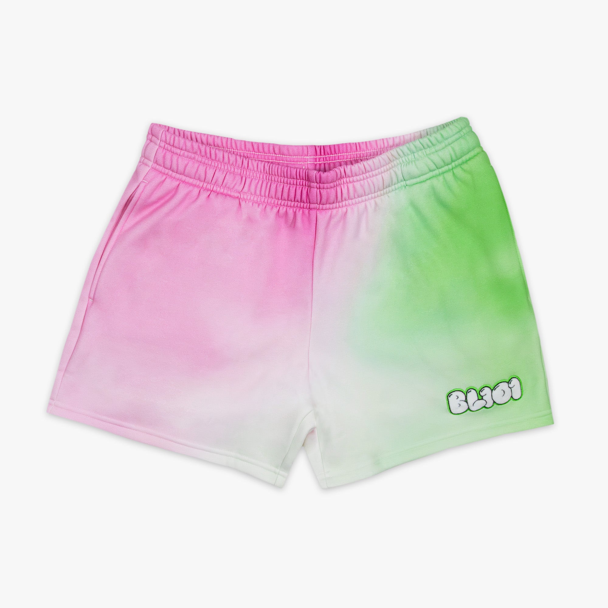 Cotton Candy Sweatshorts - Sour Apple