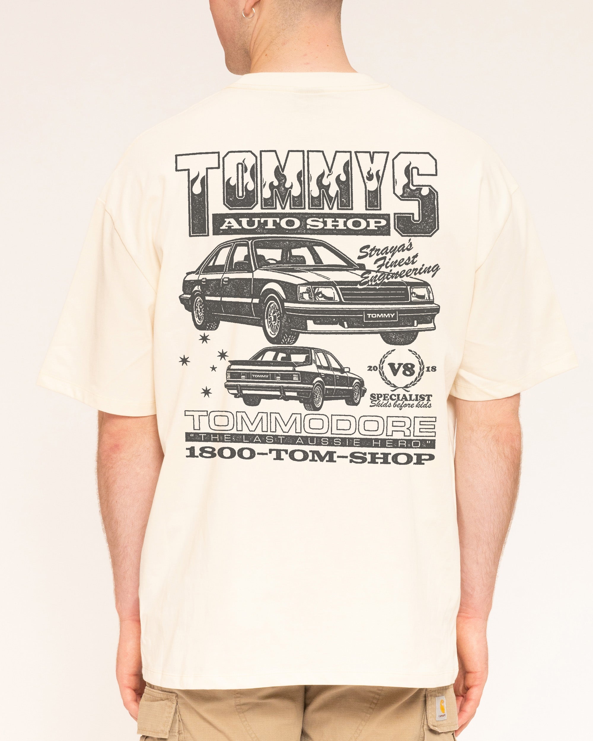 Tommy's Auto Shop Oversized Tee