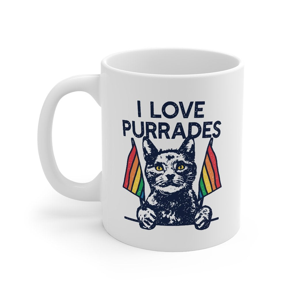I Love Purrades Coffee Mug