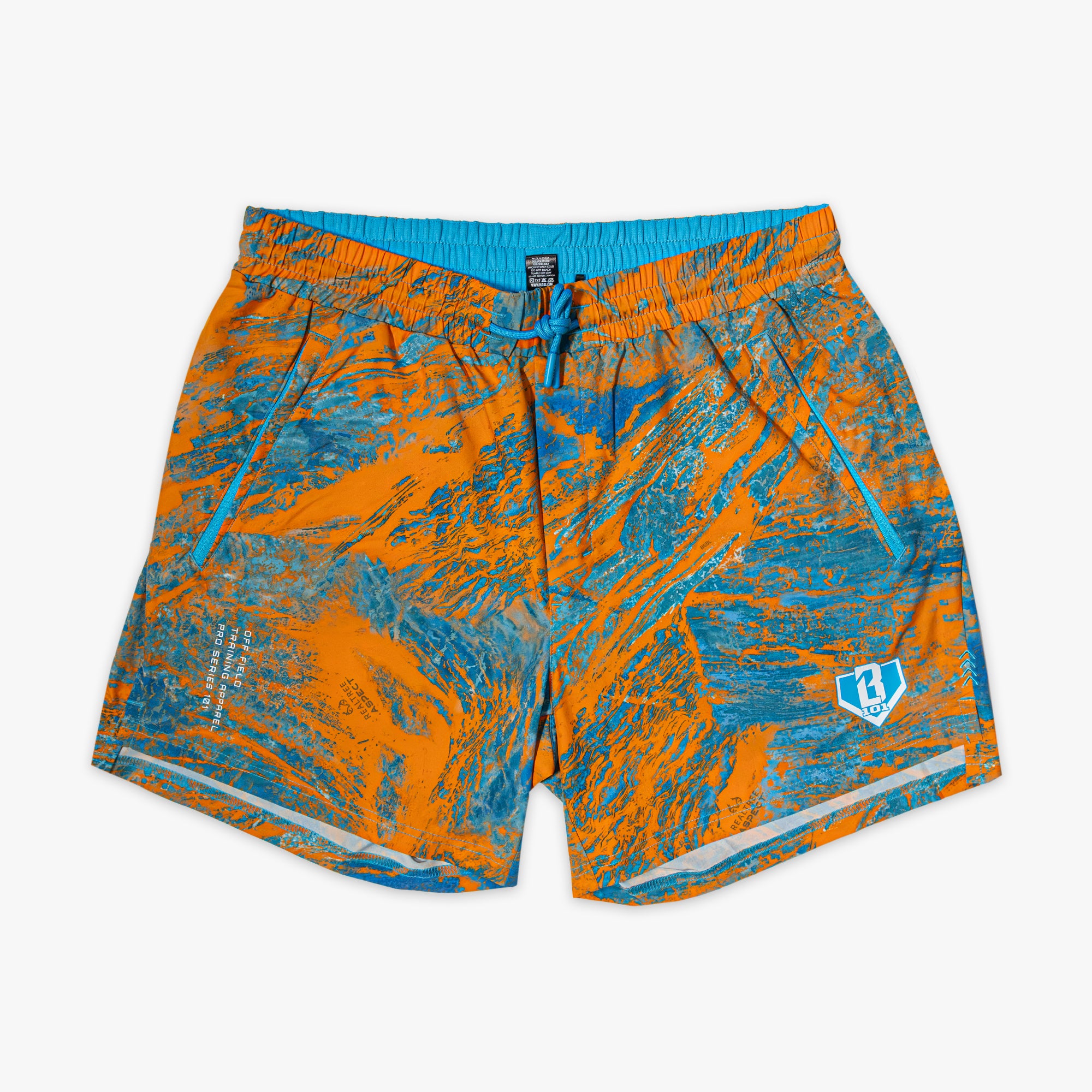 Realtree Pro Series Shorts V2 with Liner - Aspect-Orange