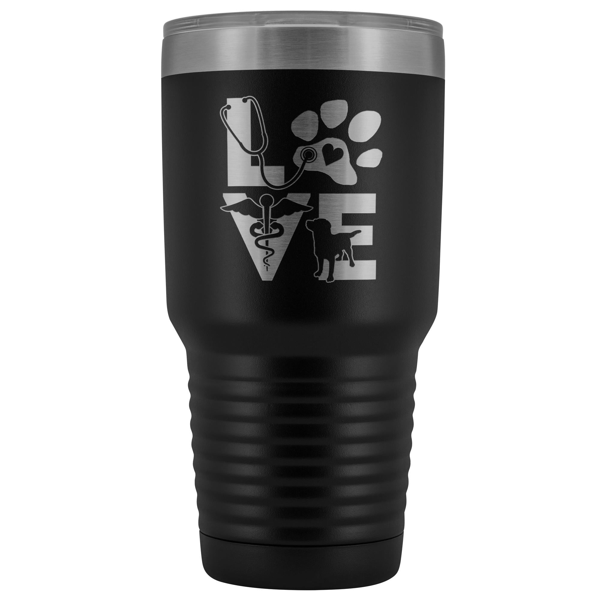Veterinary Love dog 30oz Vacuum Tumbler